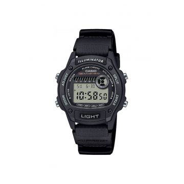 Ceas digital  W-220H-1AVEF - cronograf - rasina - negru - pentru baieti