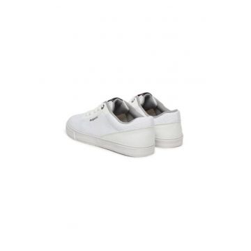 Pantofi sport barbati - 321-ASS01-6900 -  Textil - Alb - Alb