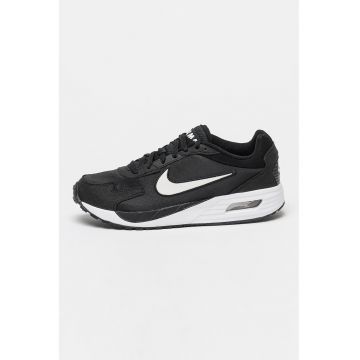 Pantofi sport cu insertii de plasa Air Max Solo - Negru stins/Alb optic