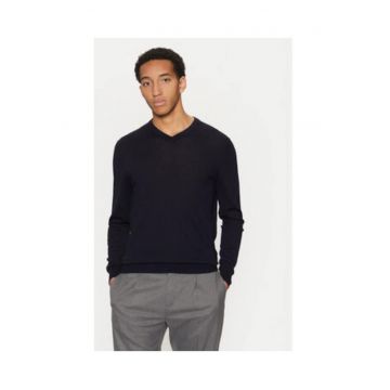 Pulover din lana cu model uni