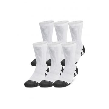 Set de sosete unisex pentru fitness Performance - 6 perechi - Alb/Negru