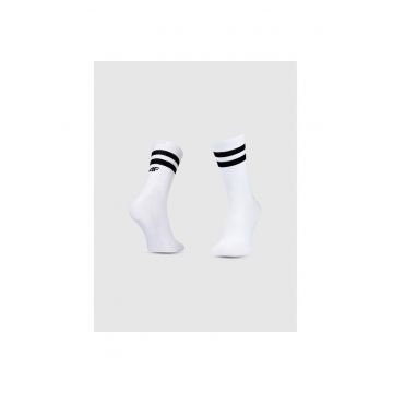 Sosete sport unisex WSS25UFSOU182-10S - 4F - Sintetic - Alb
