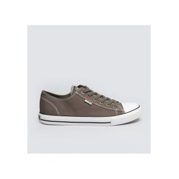 Tenisi din panza cu logo discret