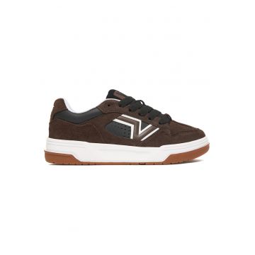 Tenisi unisex  Upland - piele naturala - maro/negru