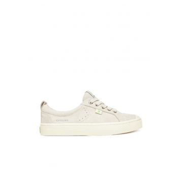 Tenisi unisex  Vintage White - piele naturala - alb