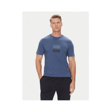 Tricou barbat  bleumarin - bumbac -