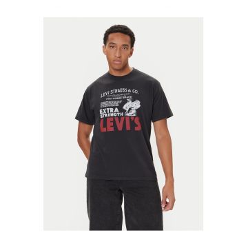 Tricou barbat -  negru - din bumbac