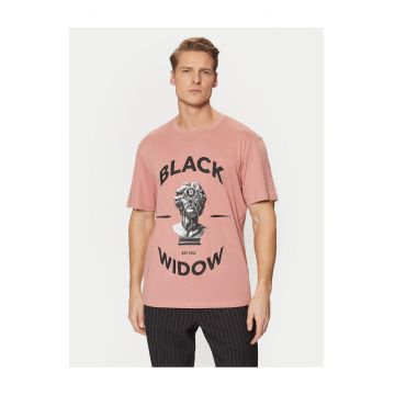 Tricou barbat  roz - bumbac -