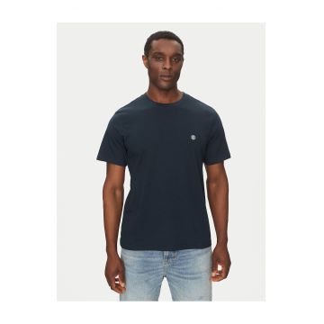 Tricou barbatesc  bleumarin - bumbac - uni