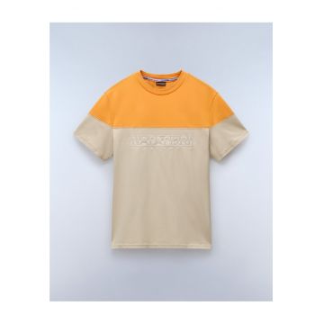 Tricou din bumbac cu logo Saturnia -