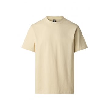 Tricou lejer din bumbac Zumu - Alb/Gri/Bej