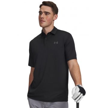 Tricou polo cu logo Matchplay - Negru