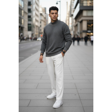 Bluza barbati gri slim fit 2660 P20-3.3