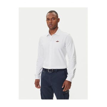 Camasa barbati  alb - bumbac -