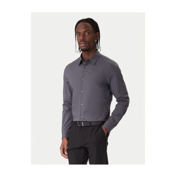 Camasa barbati  gri - material bumbac