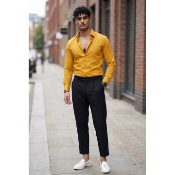 Camasa barbati mustar B8826