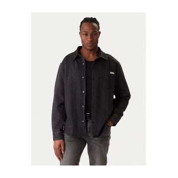 Camasa barbati  negru - denim