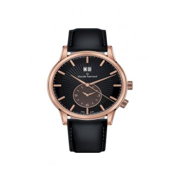 Ceas analogic barbati -  6200737RNIBRR - 5 ATM - 42 mm - Negru/Auriu rose