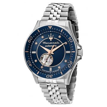 Ceas barbati -  Argintiu