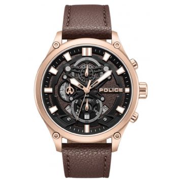 Ceas barbati -  Auriu/Maro