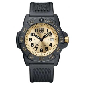 Ceas barbati -  Negru/Auriu
