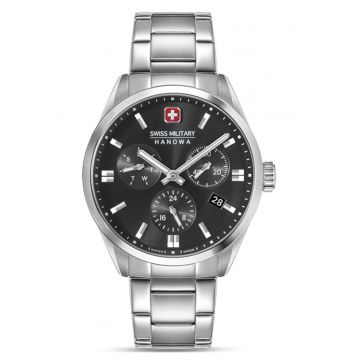 Ceas barbati -  Roadrunner Advenced - Cadran negru - Argintiu