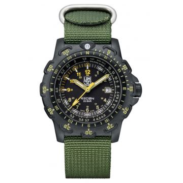 Ceas barbati -  Verde/Negru