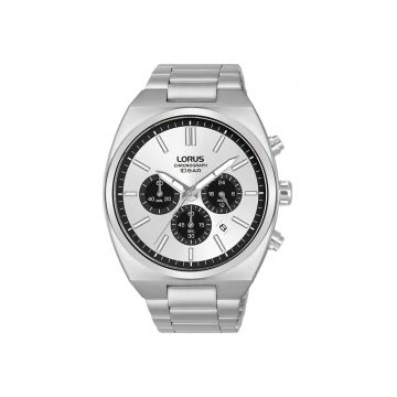 Cuart argintiu Ceas  pentru barbati - VD53 japoneza - japoneza