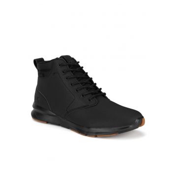 Ghete barbati  MASON 2 piele naturala - Negru