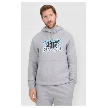 Hanorac barbati  gri - interior periat - Gri