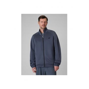 Hanorac sport barbati  gri - uscare rapida - 4F Dry