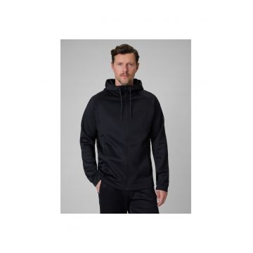 Hanorac sport barbati  negru - uscare rapida - cu gluga