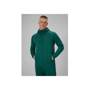 Hanorac sport barbati  verde - tehnologie 4F Dry