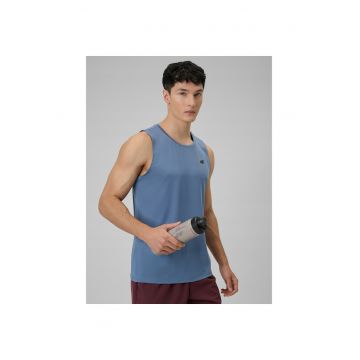 Maiou de antrenament barbati  sintetic - bleumarin - tehnologie 4F Dry