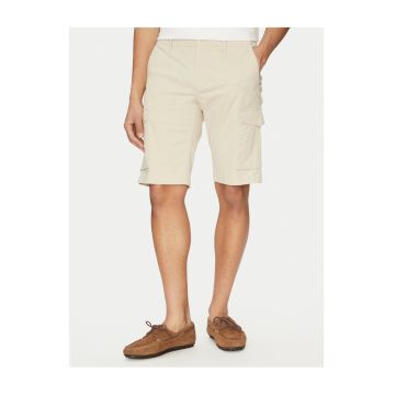 Pantaloni barbati -  bej - 2 buzunare - material confortabil -