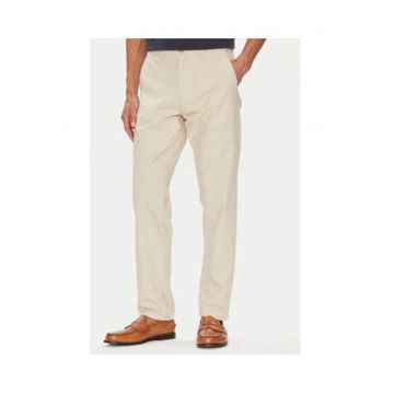 Pantaloni barbati -  bumbac/in - bej -