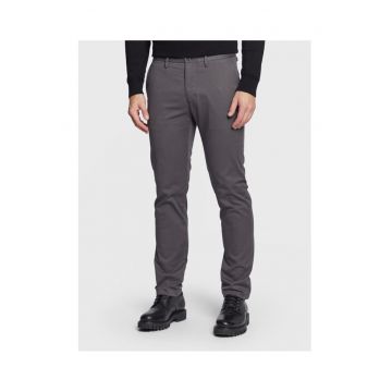 Pantaloni barbati -  gri - chino -