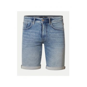 Pantaloni scurti barbati -  303710590 - Albastru - Bumbac