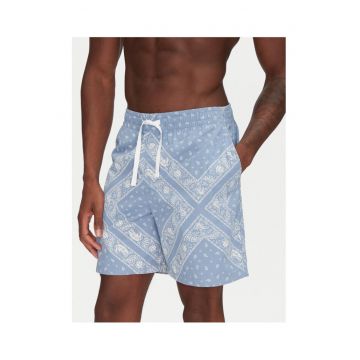 Pantaloni scurti barbati  albastru deschis - bumbac