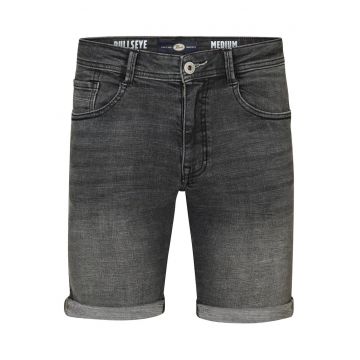 Pantaloni scurti din denim pentru barbati  gri -