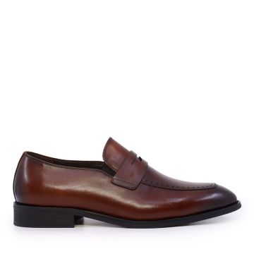 Pantofi loafers bărbați Luca di Gioia maro din piele  2931BP0811TDM
