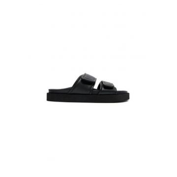 Papuci barbati  303971670 - Piele naturala - 41 EU - Negru