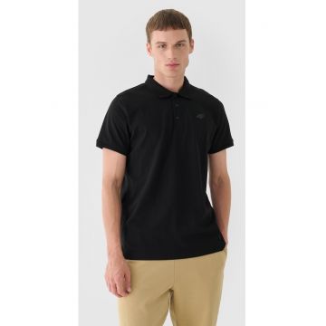Polo Barbati Negru  Sportstyle 100% Bumbac Regular Fit - Guler Clasic cu Nasturi - Tricou Confortabil si Durabil - Marimi S-XXL