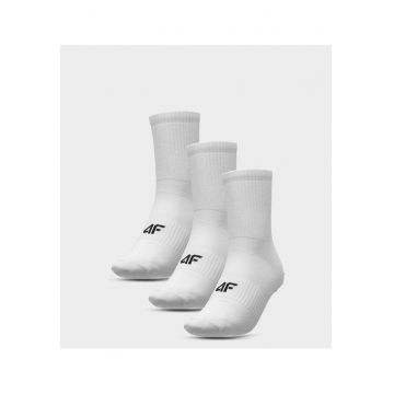 Sosete barbati -  set 3 perechi - bumbac - albdwqf - Alb