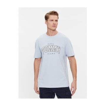 Tricou barbati  albastru deschis - bumbac -