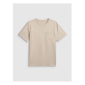 Tricou barbati  bumbac superior - bej