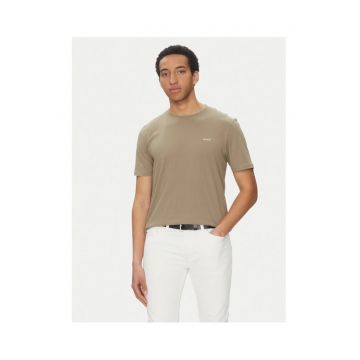 Tricou barbati  maro - bumbac -