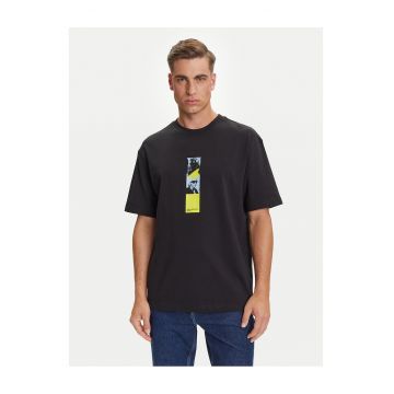 Tricou barbati  negru - din bumbac