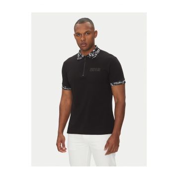 Tricou barbati  negru - polo - bumbac