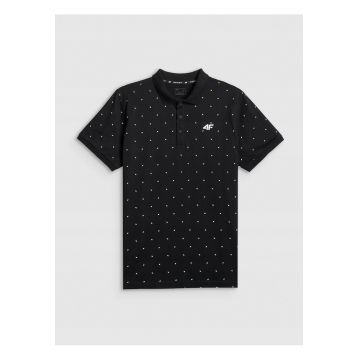 Tricou barbati -  polo bumbac - confortabil - Negru